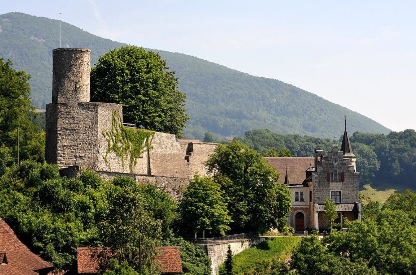 Bipp Castle, Oberbipp, Switzerland